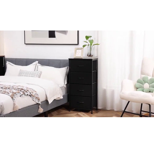 Latitude Run® Enegess 4 Drawer Storage Dresser Chest & Reviews | Wayfair